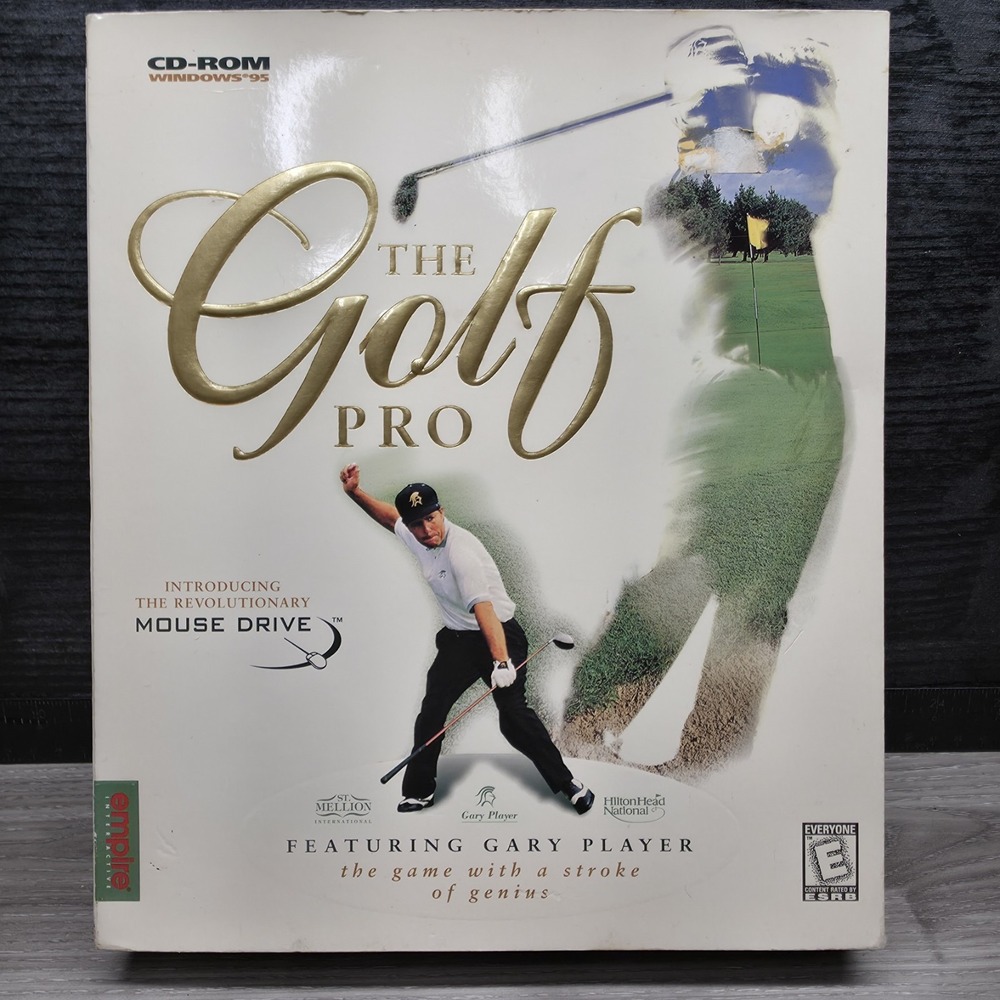 The Golf Pro Featuring Gary Player CD-Rom Windows 95 - Big Box!!!